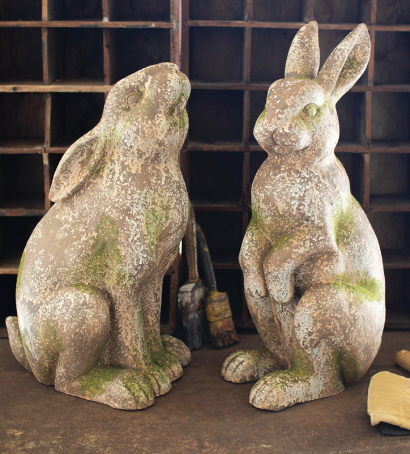 Faux Concrete Rabbit