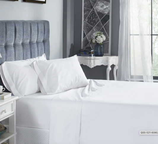 Venice Sheet Set Percale White