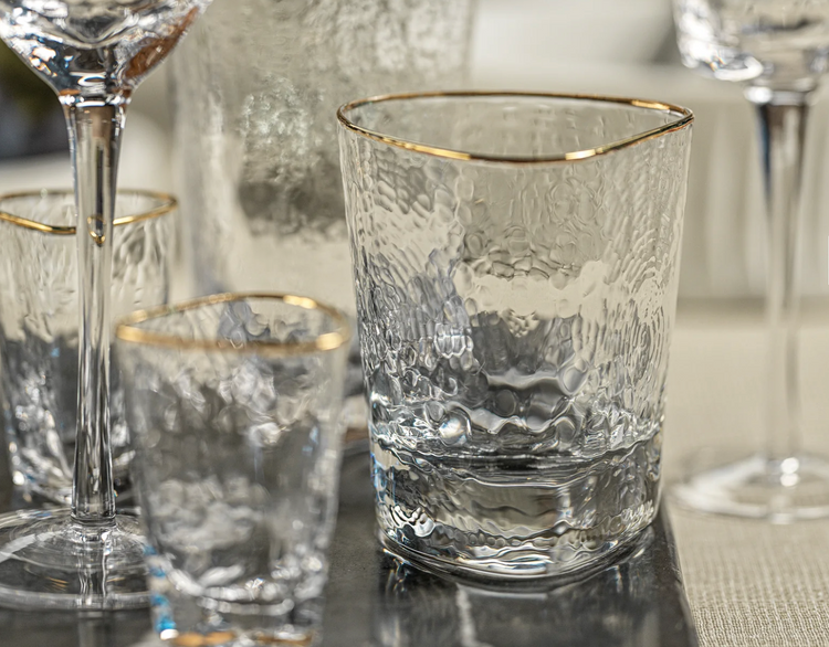 Aperitivo Glass w/Gold Rim