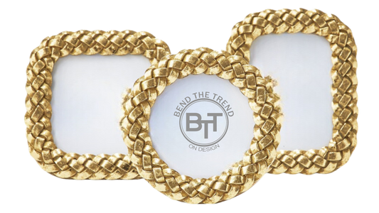 Braided Pattern Photo Frame