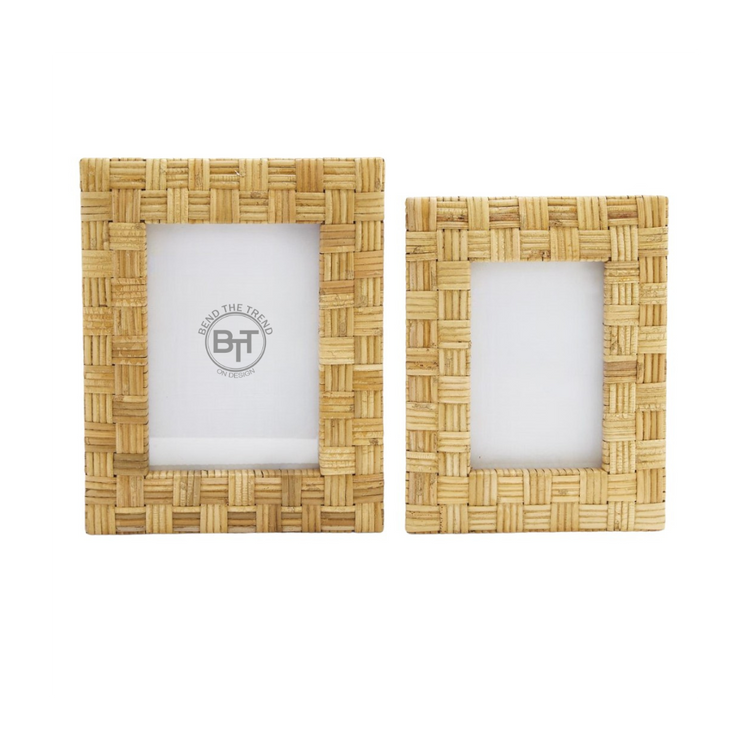 Rattan Photo Frame