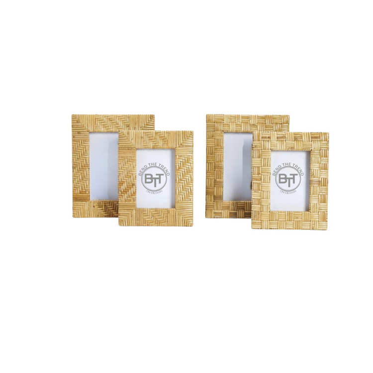 Rattan Photo Frame
