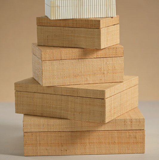Bungalow Grasscloth Box