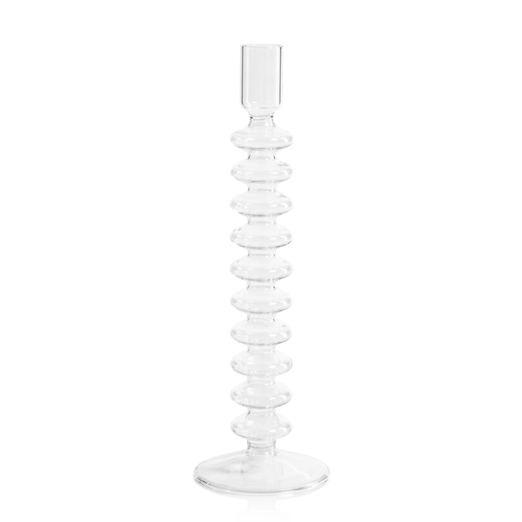 Glass Taper Candle Holder